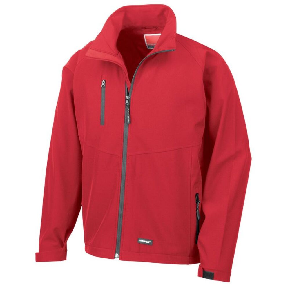 Result Unisex Adult Soft Shell Jacket / Red